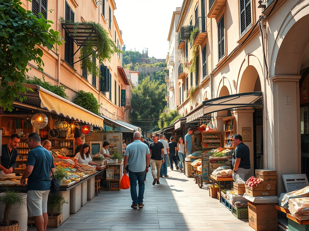 Tourist taking photo of a building